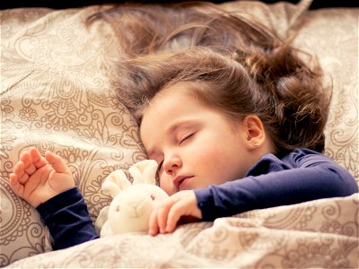 Little Girl Sleeping photo