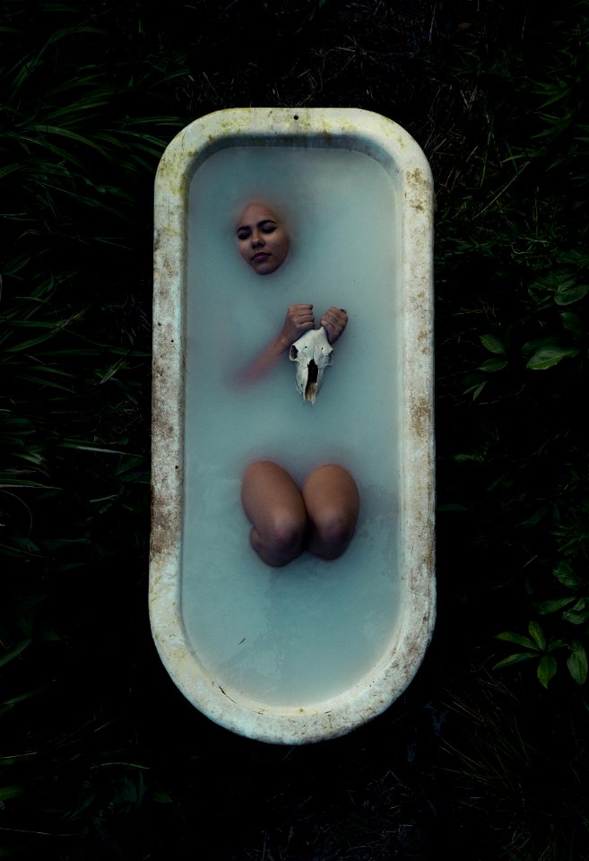 Woman Bathing photo