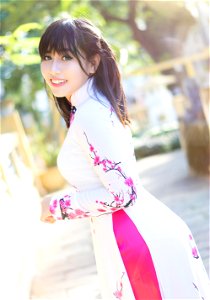 Woman Ao Dai photo