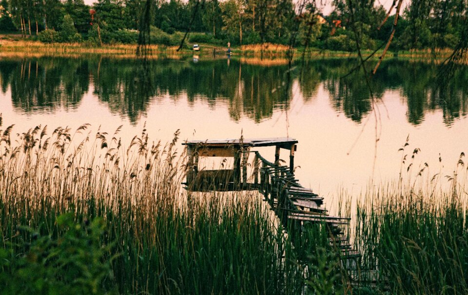 Water lake reflections