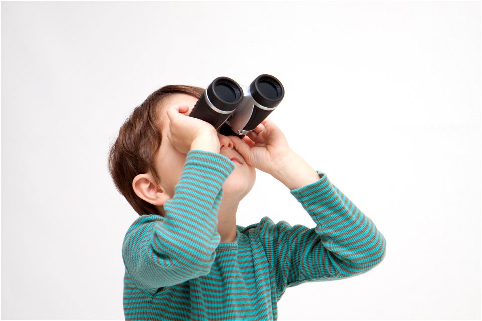 Boy Binoculars photo