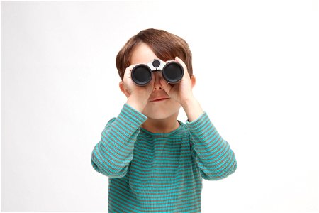 Boy Binoculars photo