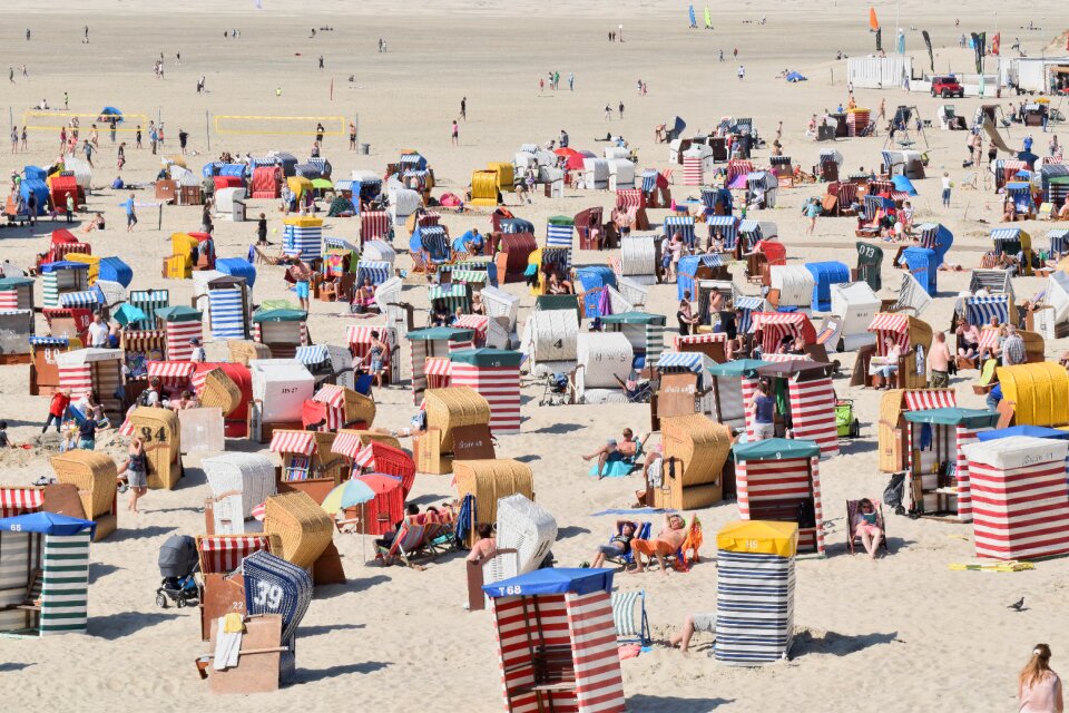 Summer sand beach relaxation