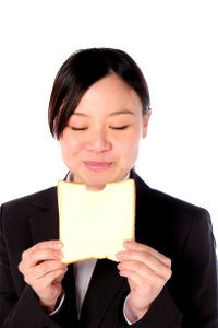 Businesswoman Bread photo