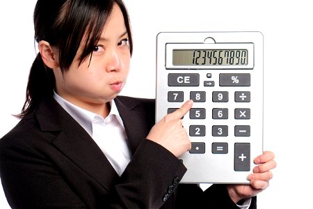 Businesswoman Calculator photo