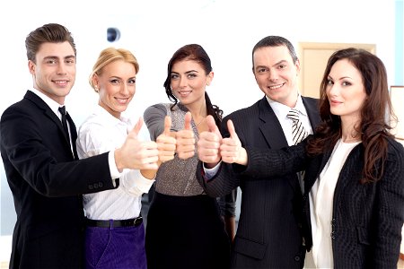 Businessperson Thumbs Up