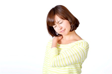 Woman Stiff Shoulder