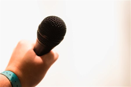 Microphone Hand photo