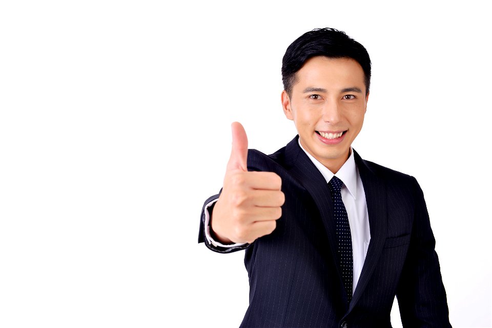 Businessman Thumbs Up