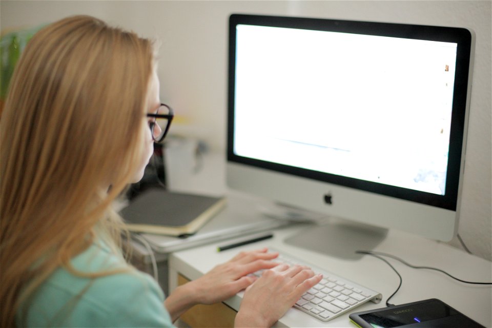 Woman Computer