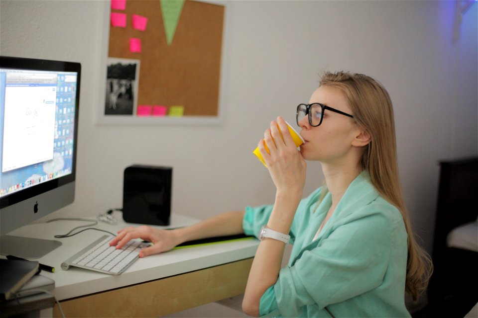 Woman Computer