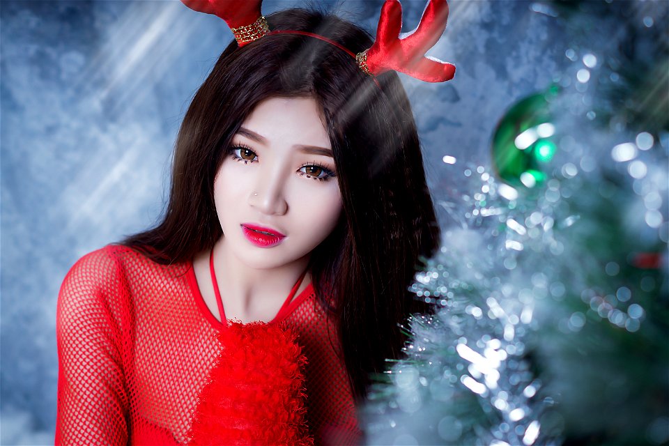 Christmas Reindeer Woman
