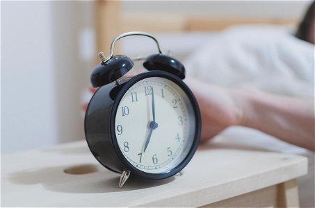Alarm Clock Hand photo