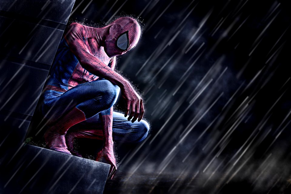 Spider Man Rain