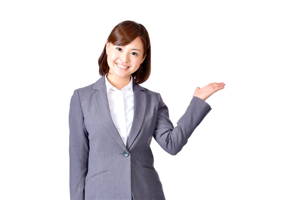 Businesswoman Showing