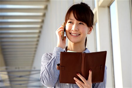 Businesswoman Mobile Phone
