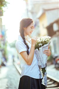 Girl Student Bouquet photo