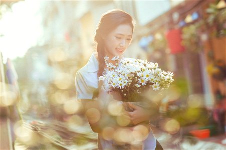 Girl Student Bouquet photo