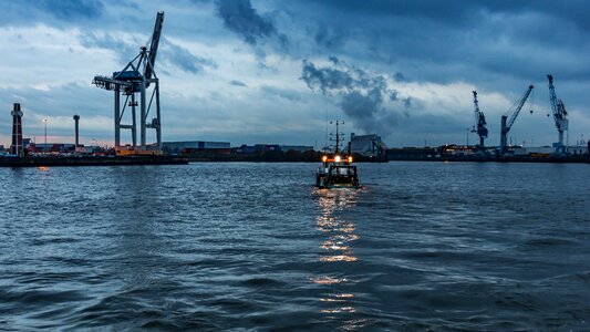 Water port maritime