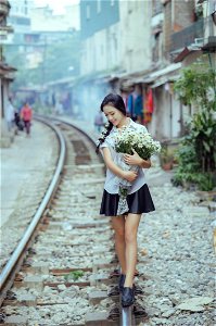 Girl Student Bouquet photo