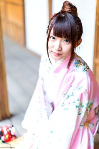 Woman Kimono