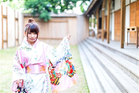 Woman Kimono