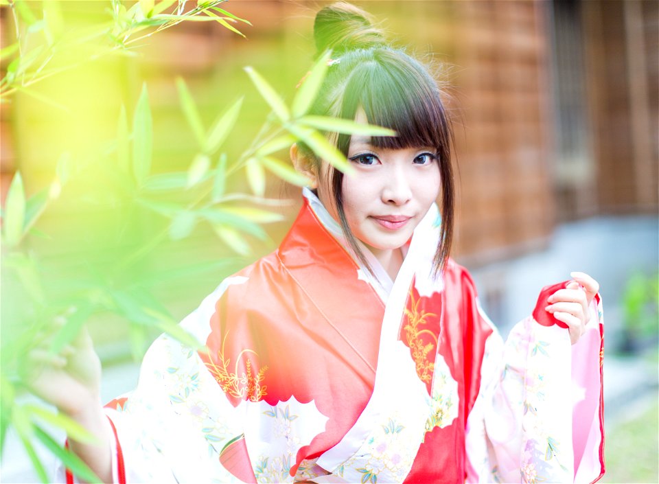 Woman Kimono