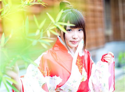 Woman Kimono photo