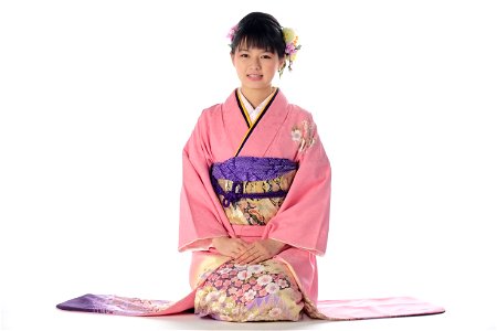Woman Kimono
