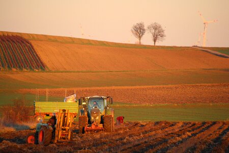 Agricultural machine working machine summer