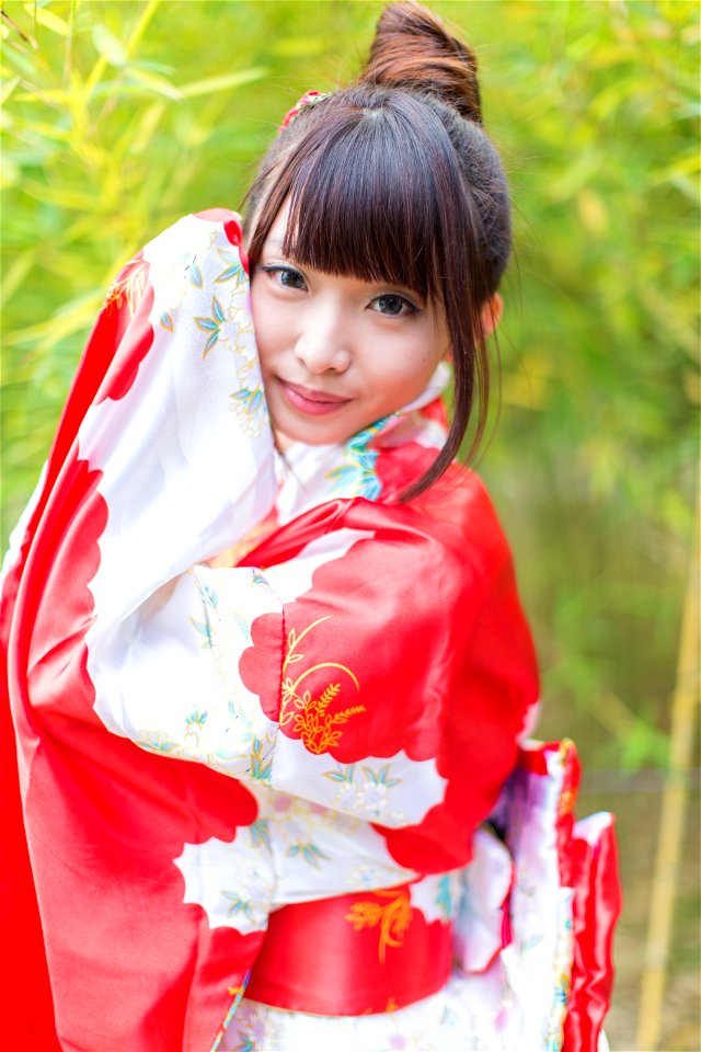 Woman Kimono