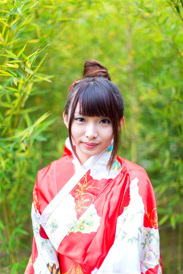 Woman Kimono