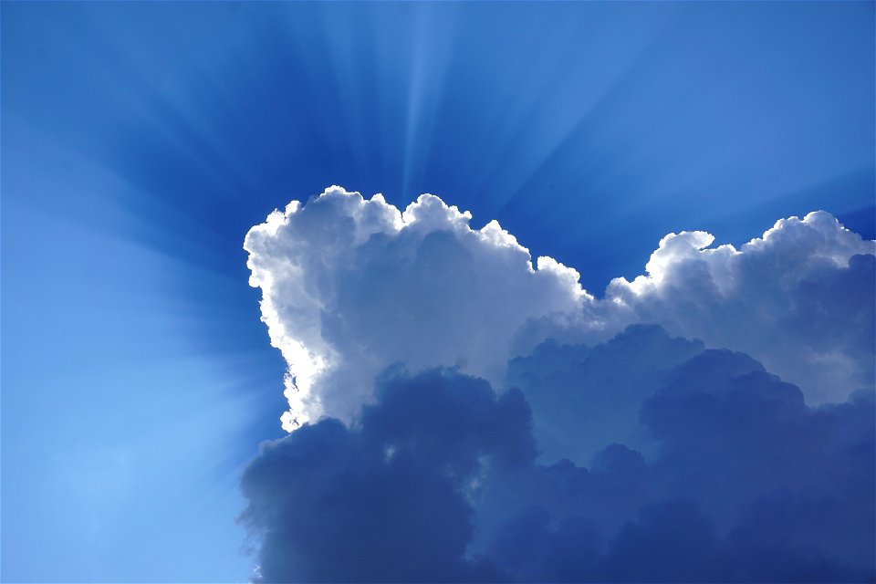 Sunbeam Sky Clouds