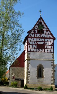 Protestant church truss