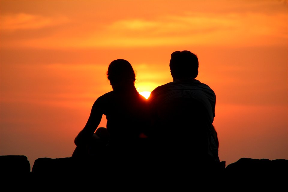 Couple Sunset photo