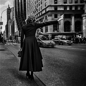 Woman Manhattan photo