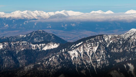 Tatry clouds mountains