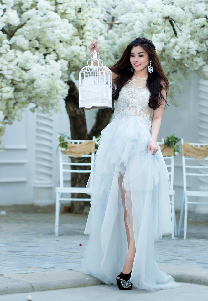 Woman Birdcage
