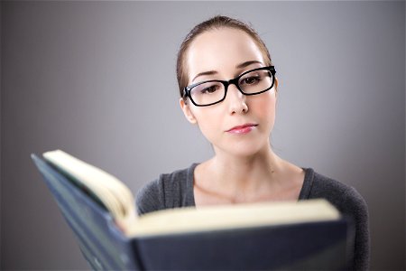 Woman Reading Book photo