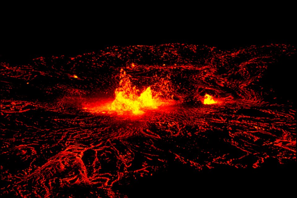 Eruption Kilauea Volcano
