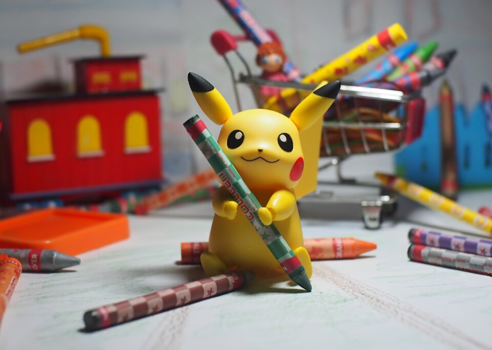 Game character pikachu