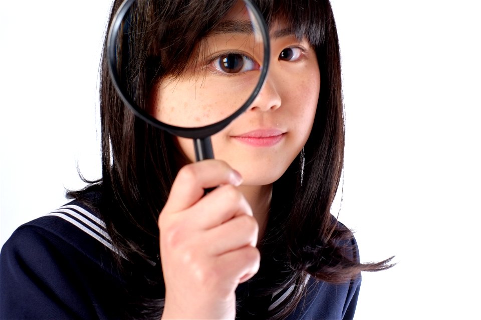 Magnifying Glass Girl