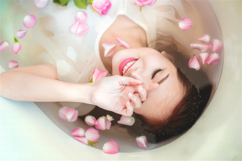 Woman Bathing
