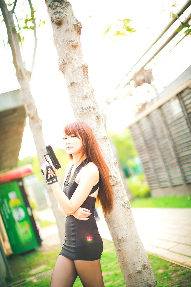Woman Handgun
