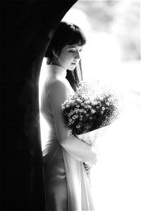 Woman Ao Dai photo