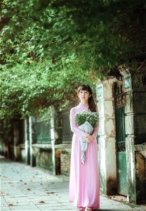 Woman Ao Dai photo