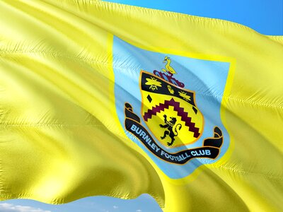 Premier league flag burnley fc
