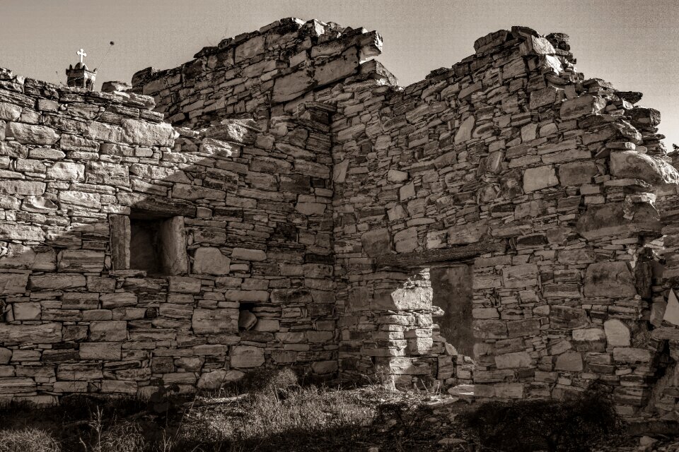 Building wall damaged