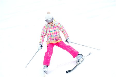 Woman Skiing