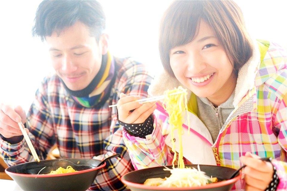 Couple Eating